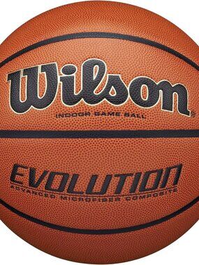 WILSON Men's Evolution Game Basketball (29.5) PACK OF 4